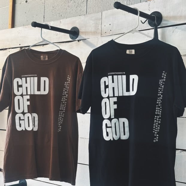 Child Of God - Brown T Shirt