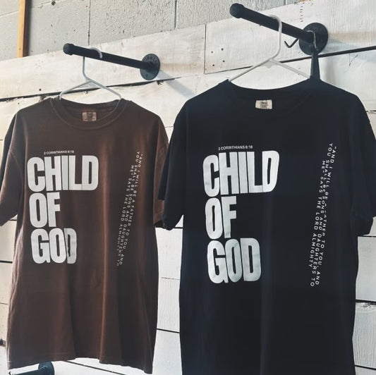 Child Of God - Black T Shirt